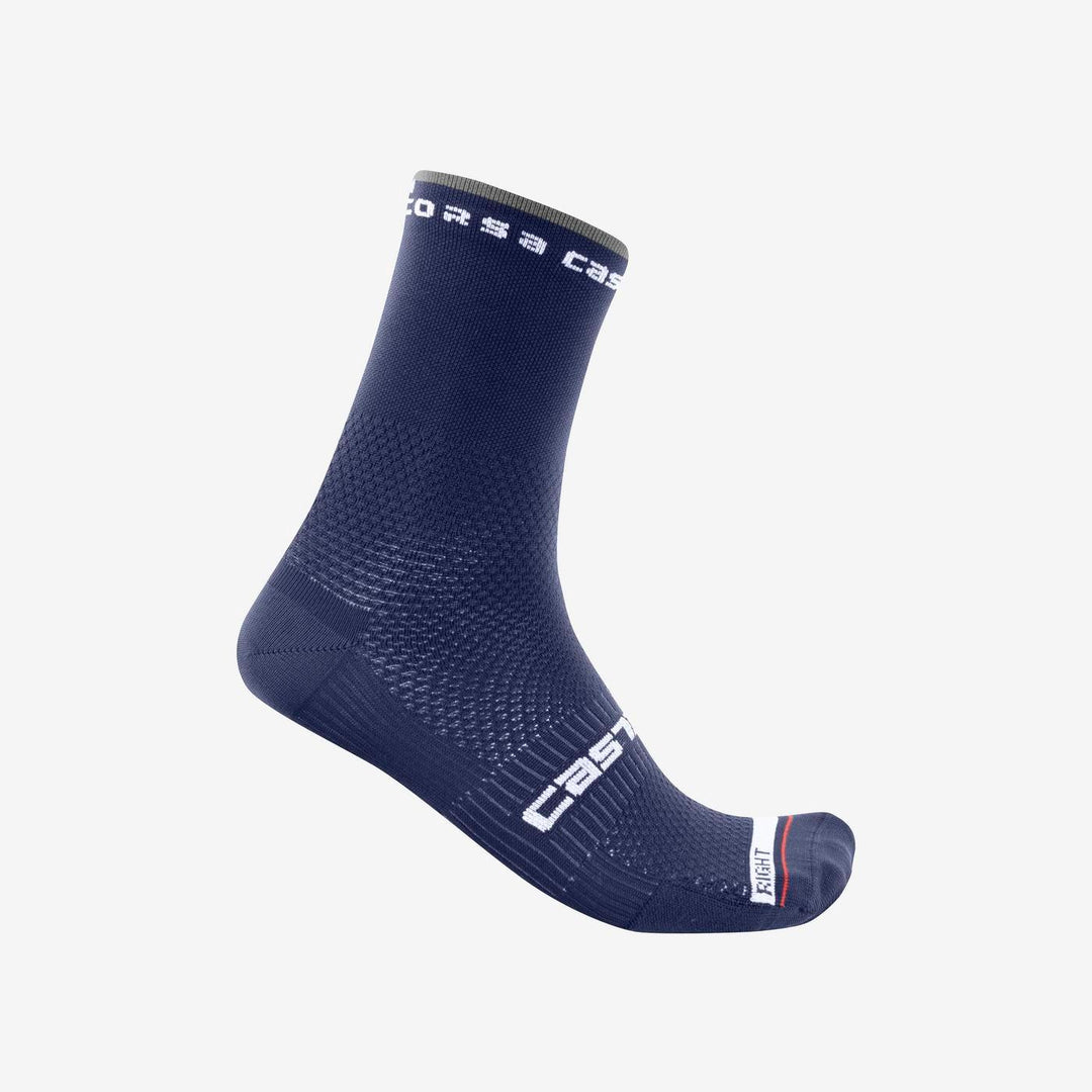 Castelli Rosso Corsa Pro 15 Men's Cycling Socks (Belgian Blue) - BUMSONTHESADDLE