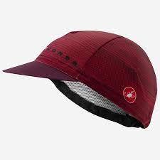 Castelli Rosso Corsa Unisex Cycling Cap (Bordeaux) - BUMSONTHESADDLE