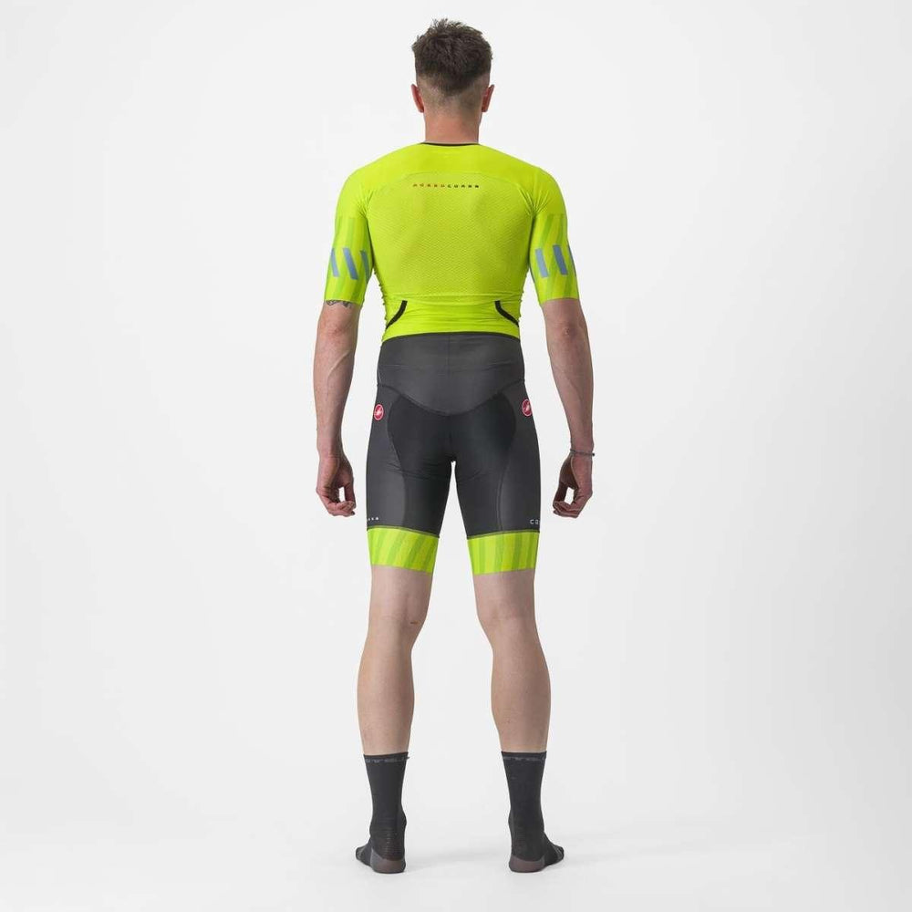 Castelli Sanremo 2 Men's Cycling Suit (Electric Lime/Niagra Blue) - BUMSONTHESADDLE