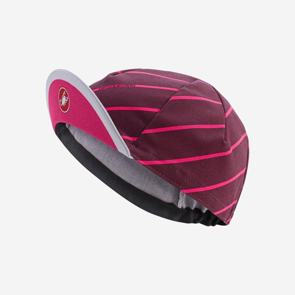 Castelli Speed Strada Unisex Cycling Cap (Bordeaux) - BUMSONTHESADDLE
