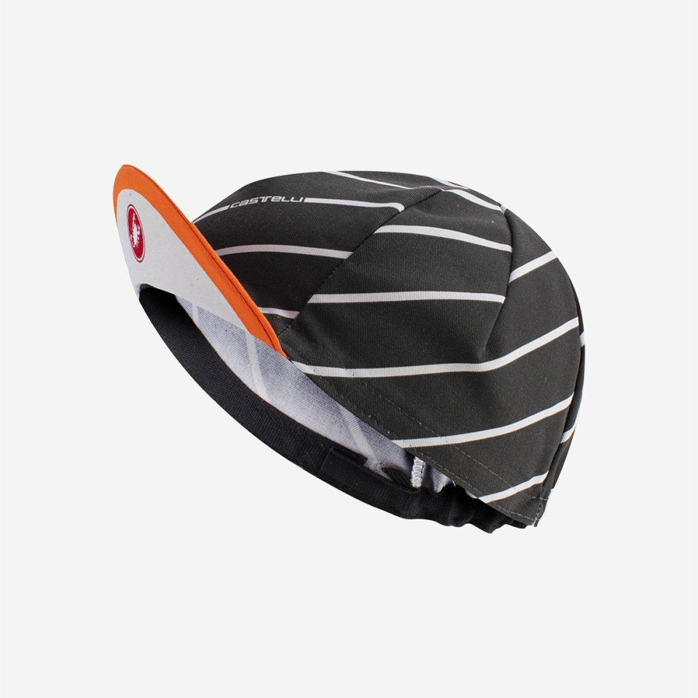 Castelli Speed Strada Unisex Cycling Cap (Dark Gray) - BUMSONTHESADDLE