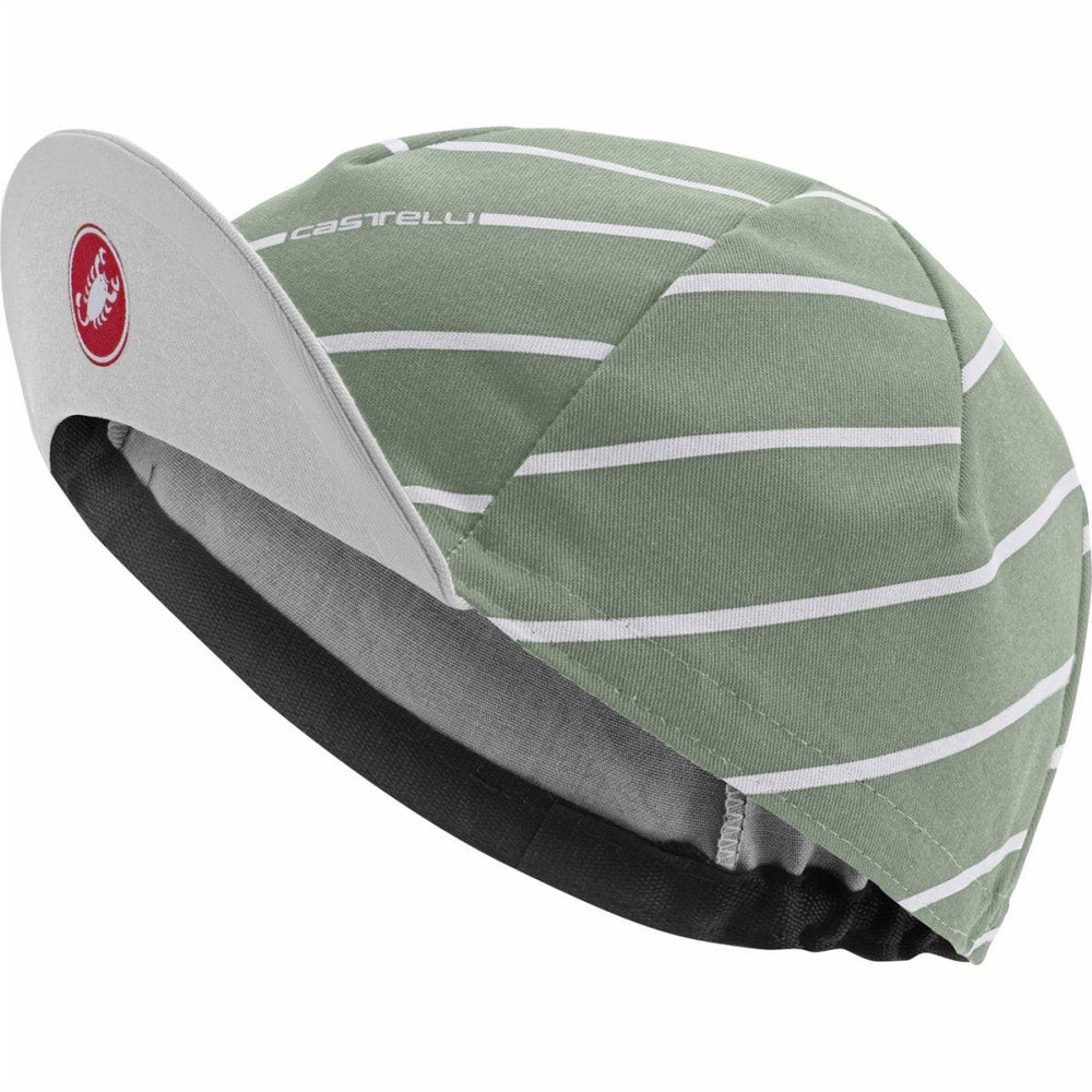 Castelli Speed Strada Unisex Cycling Cap (Defender Green) - BUMSONTHESADDLE