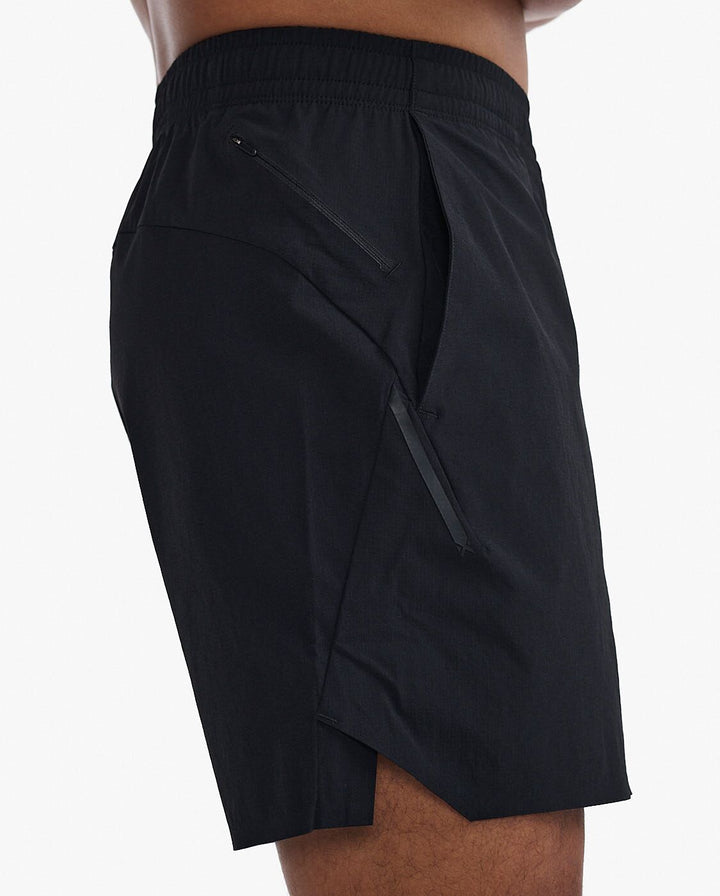 2XU MR6986B Motion 6 Inch Men's Running Shorts (Black/Black)