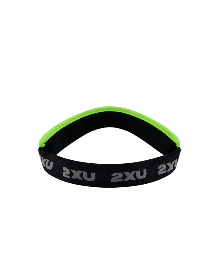 2XU UQ6165F Performance Visor Unisex Running Cap (Volt/Black)