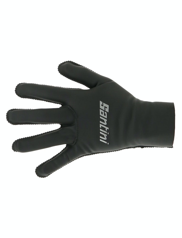 Santini Vega Extreme Unisex full Cycling Gloves (Black)
