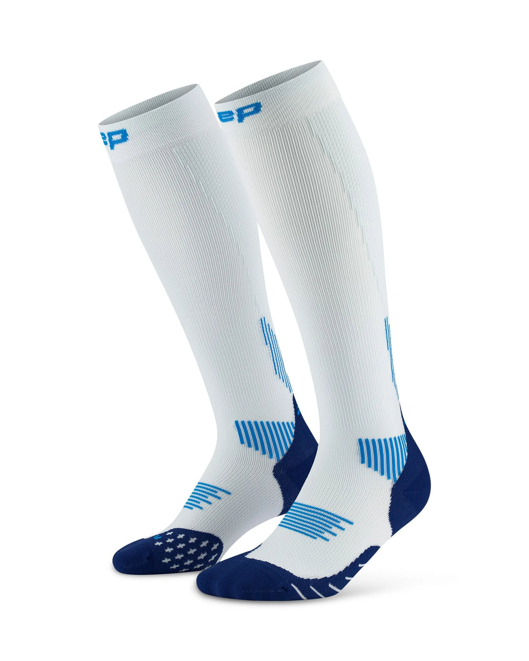 CEP Compression Core Run Tall 5.0 Women's Compression Socks (Ice/Blue)