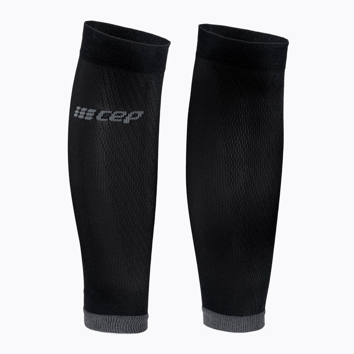 Cep Compression Women's Ultralight Calf Sleeves (Black/Light Grey) - BUMSONTHESADDLE