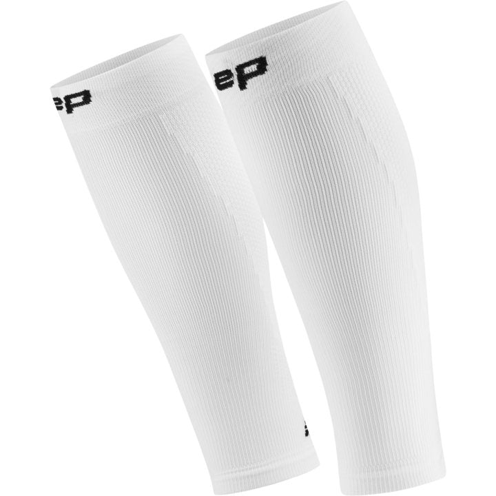 CEP Compression Core Run 5.0 Men's Calf Sleeves (White)