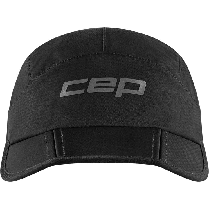 CEP Compression Core Foldable Unisex Running Cap (Black)