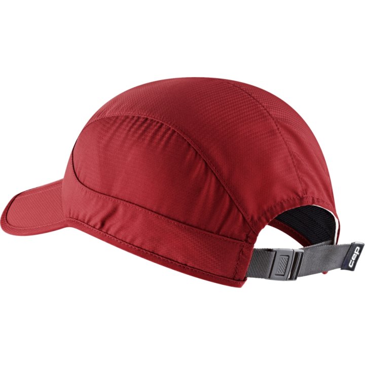 CEP Compression Core Foldable Unisex Running Cap (Burgundy)