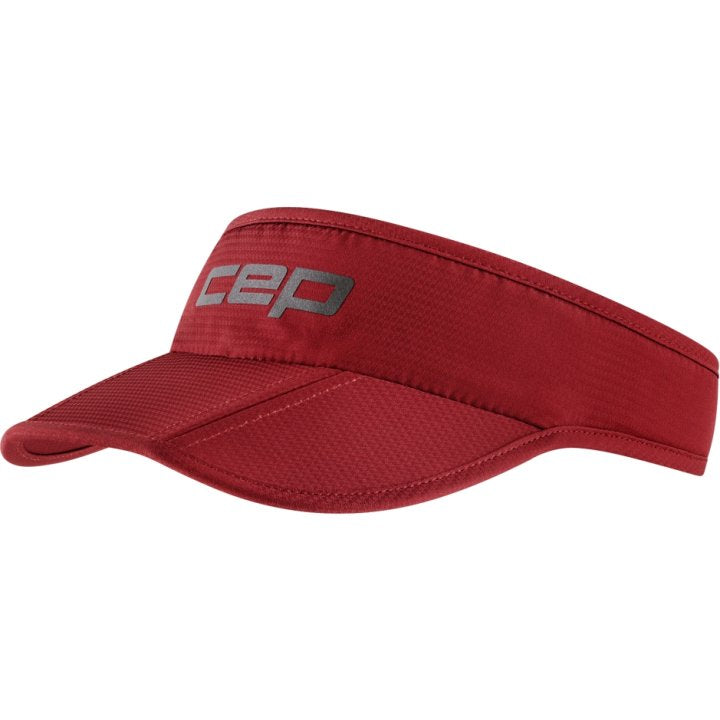 CEP Compression Core Foldable Running Visor Cap (Burgundy)