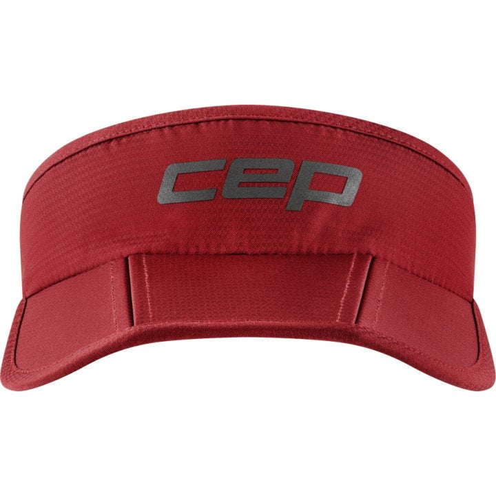 CEP Compression Core Foldable Running Visor Cap (Burgundy)