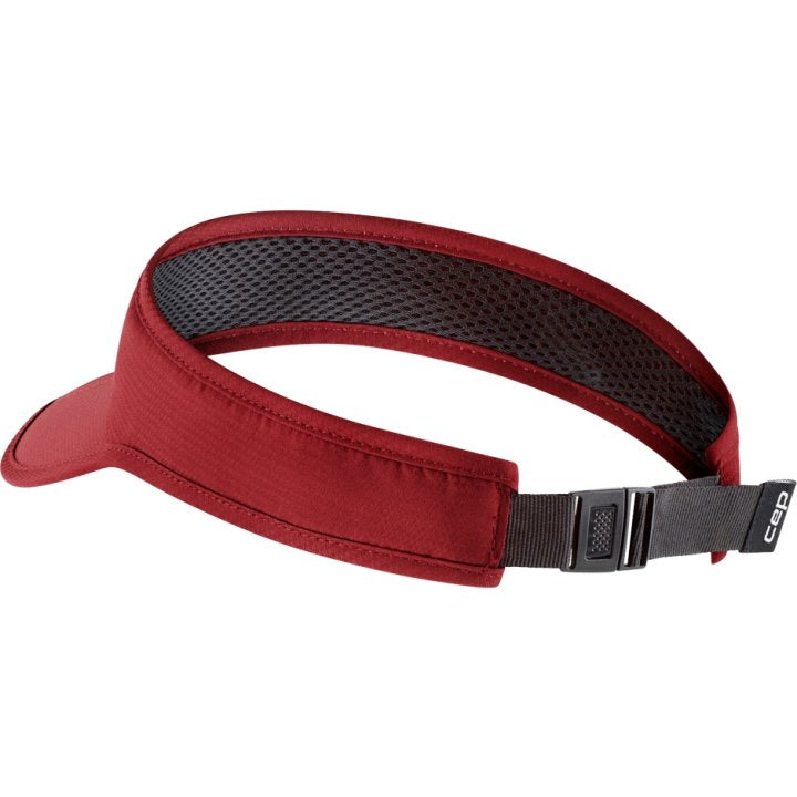 CEP Compression Core Foldable Running Visor Cap (Burgundy)