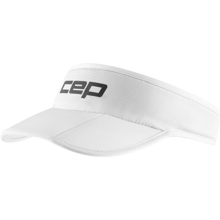 CEP Compression Core Foldable Running Visor Cap (White)