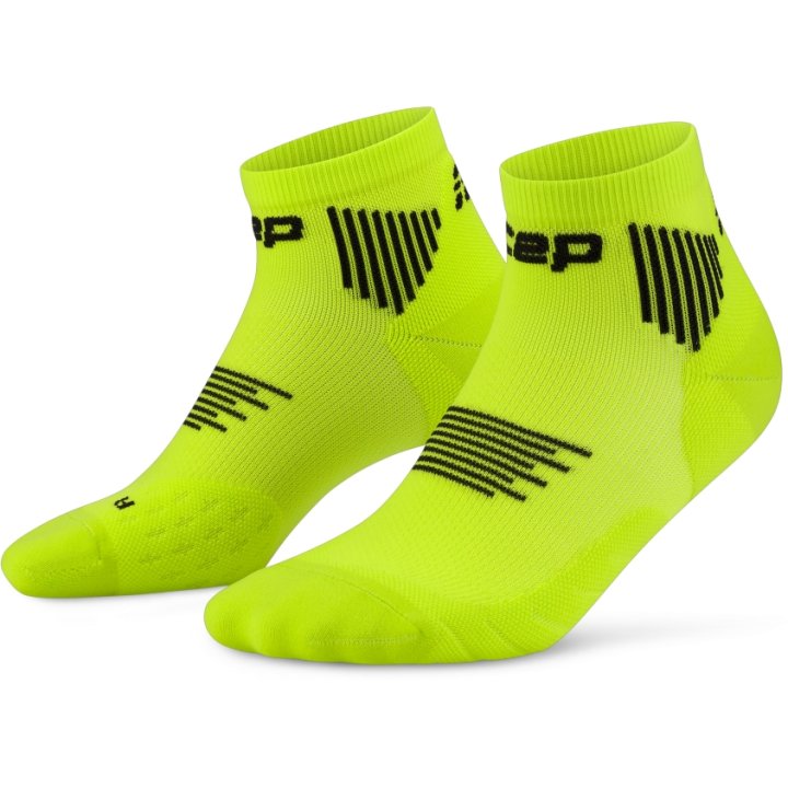 CEP Compression Core Run Low Cut 5.0 Women's Compression Socks (Lime/Black)