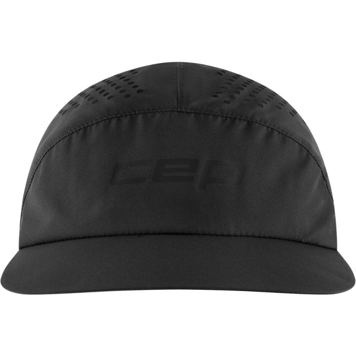 CEP Compression Pro Run Ultralight Unisex Running Cap (Black)