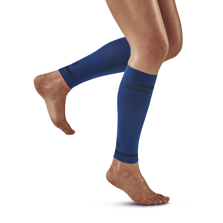 CEP The Run Compression 4.0 Women's Calf Sleeves (Blue) - BUMSONTHESADDLE