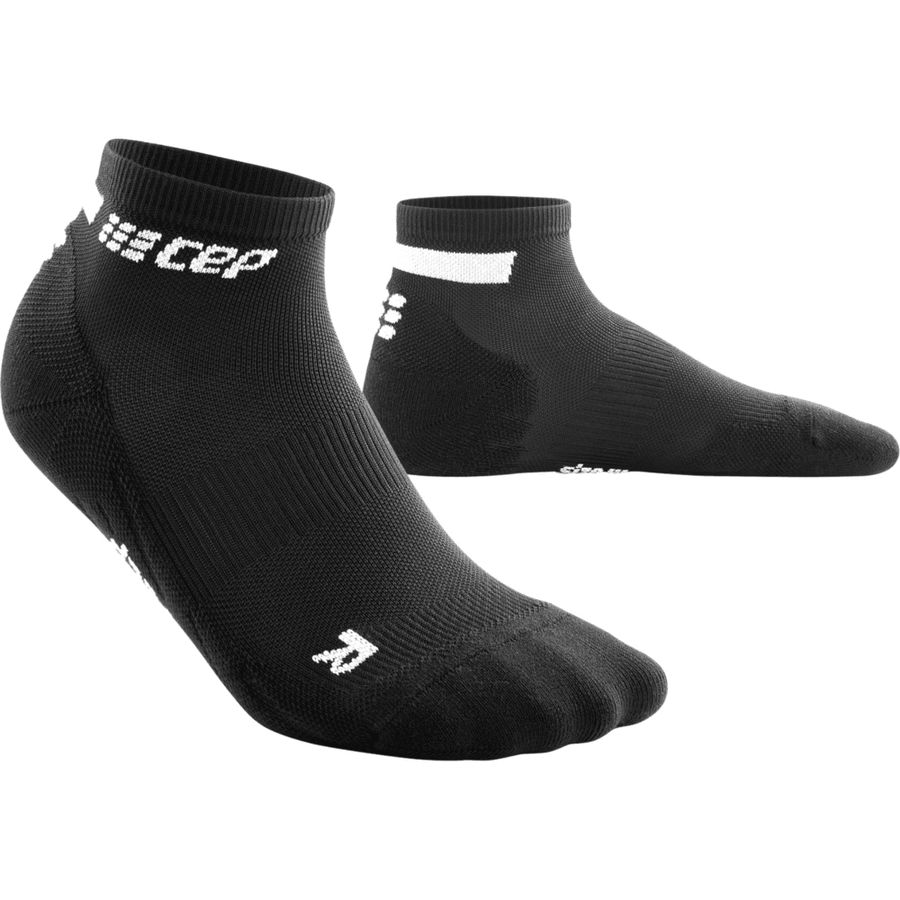 CEP The Run Low Cut 4.0 Compression Women's Socks (Black) - BUMSONTHESADDLE