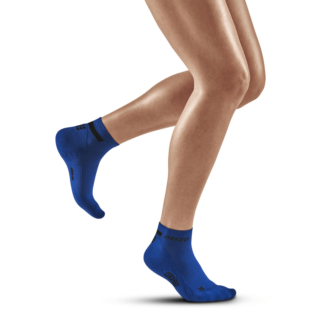 CEP The Run Low Cut 4.0 Compression Women's Socks (Blue) - BUMSONTHESADDLE