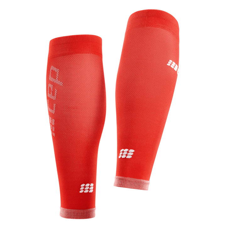 CEP Ultralight Compression Men's Calf Sleeves (Lava/Light Grey) - BUMSONTHESADDLE