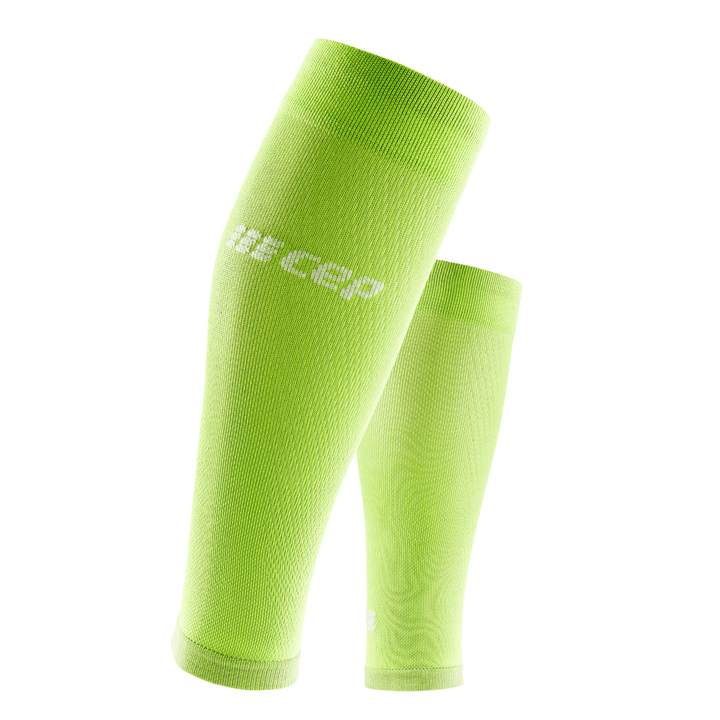 CEP Ultralight Compression Women's Calf Sleeves (Flash Green/Black) - BUMSONTHESADDLE