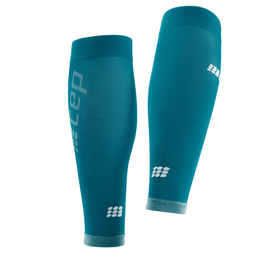 CEP Ultralight Compression Women's Calf Sleeves (Petrol/Light Grey) - BUMSONTHESADDLE