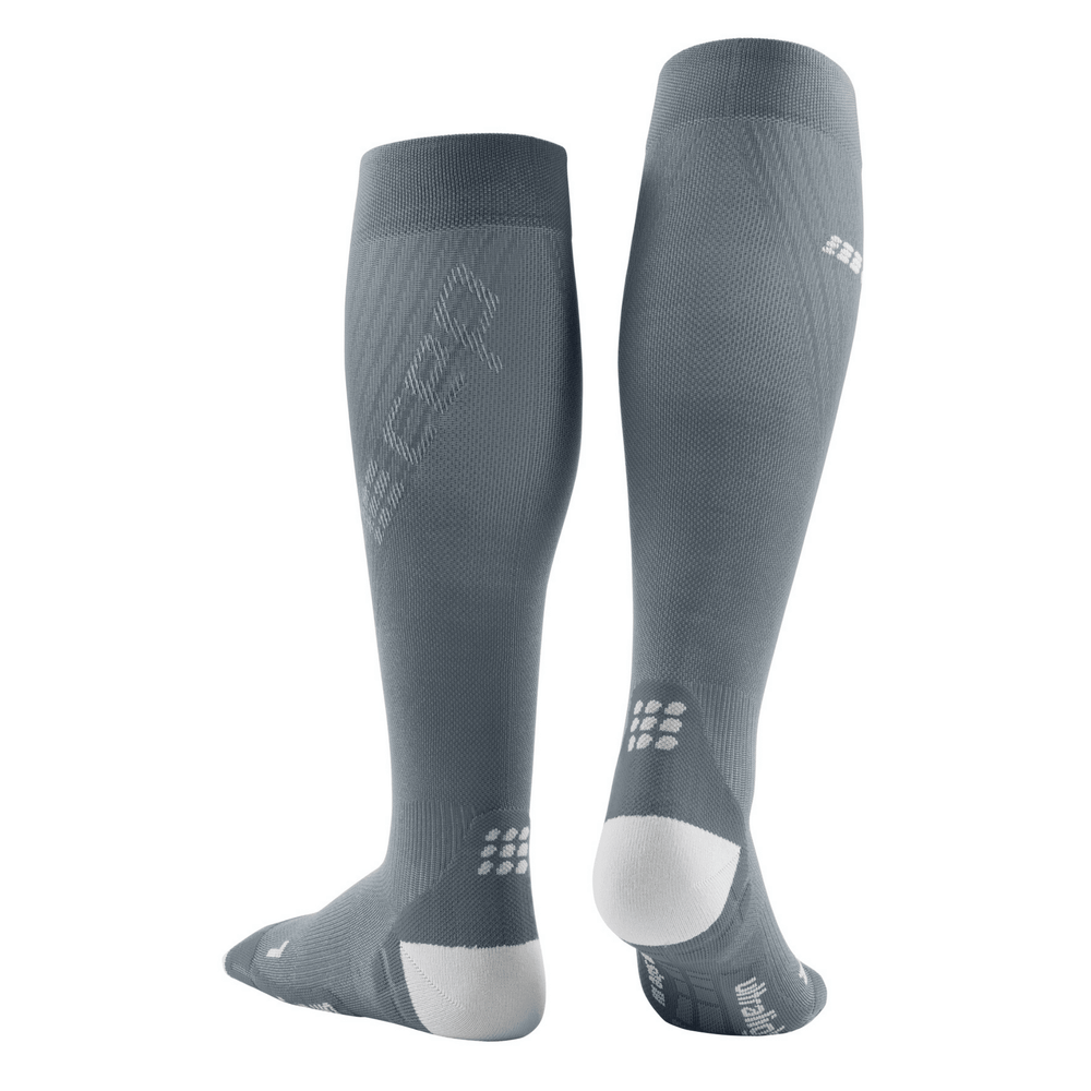CEP Ultralight Tall Compression Women's Cycling Socks (Grey/Light Grey) - BUMSONTHESADDLE