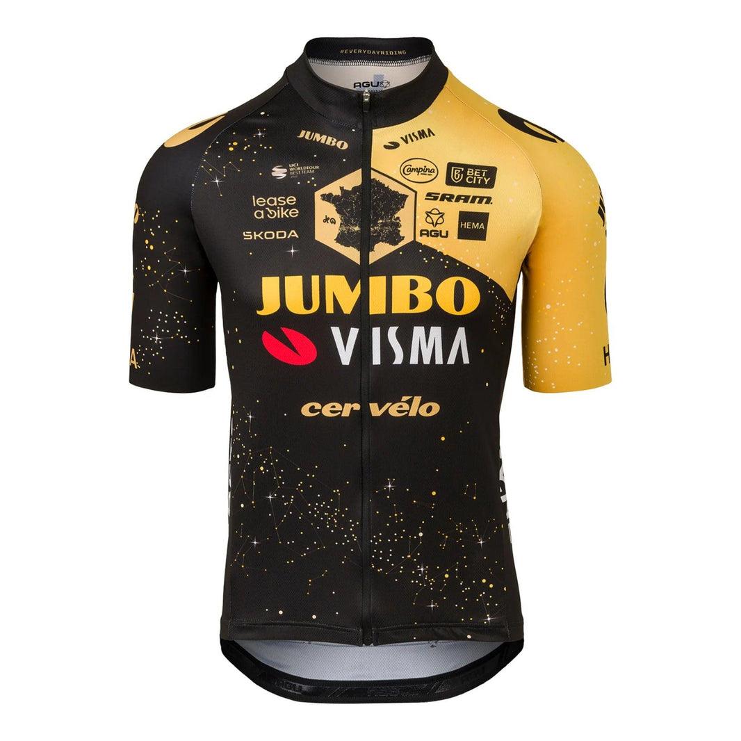 Cervelo Jumbo Visma Tour De France Men's Cycling T-Shirt (Black) - BUMSONTHESADDLE