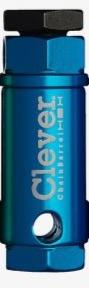 Clever Standard Chain Barrel AL W/ Valve Core Remover Handle (Blue) - BUMSONTHESADDLE