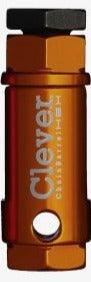 Clever Standard Chain Barrel AL W/ Valve Core Remover Handle (Orange) - BUMSONTHESADDLE