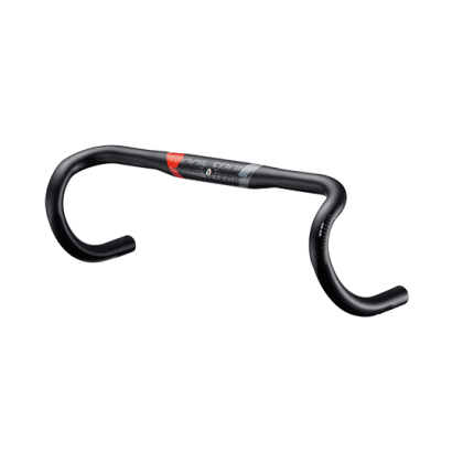 Controltech SLA Compact Drop Handlebar (Black/Red Decal) - BUMSONTHESADDLE