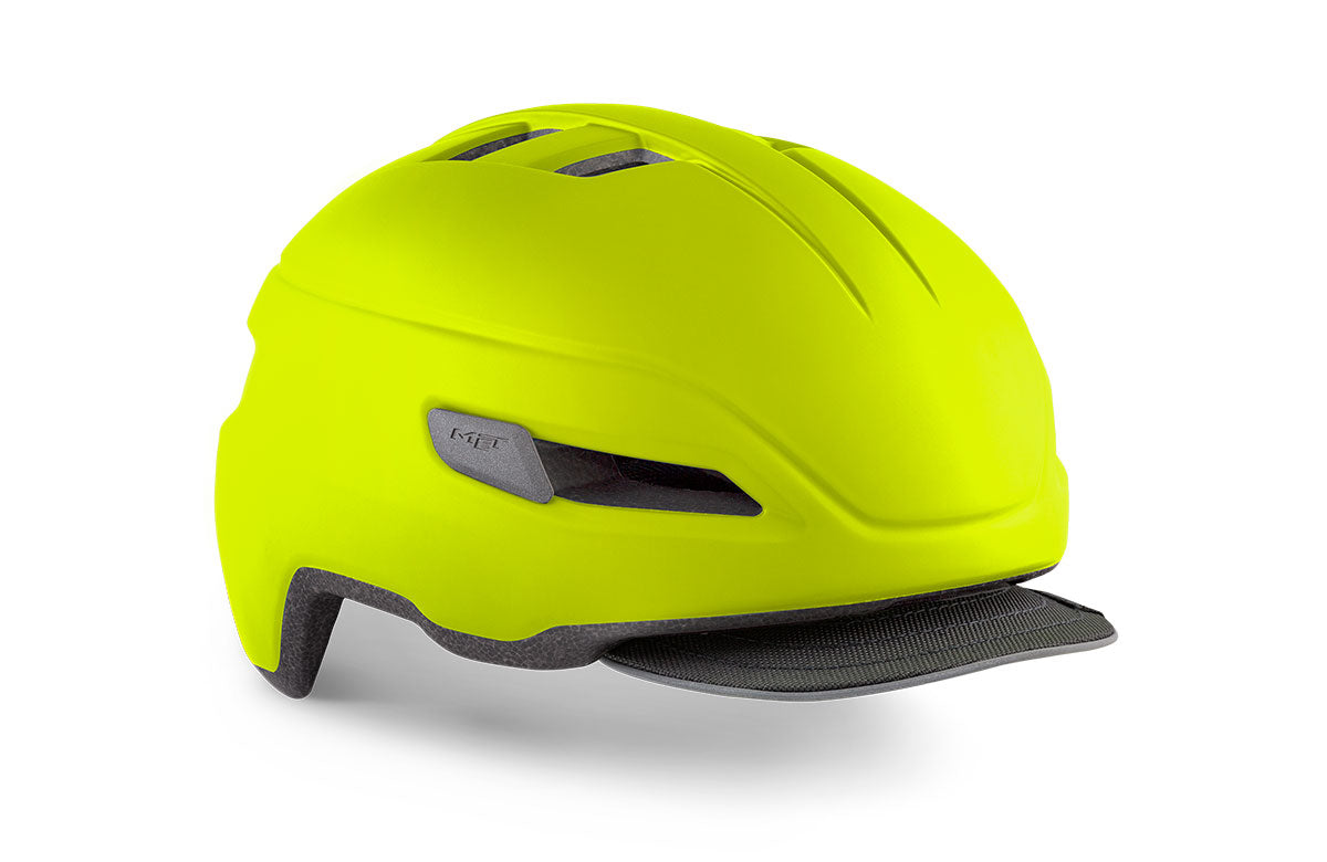 MET Corso Road Cycling Helmet (Fluo/Yellow Matt)