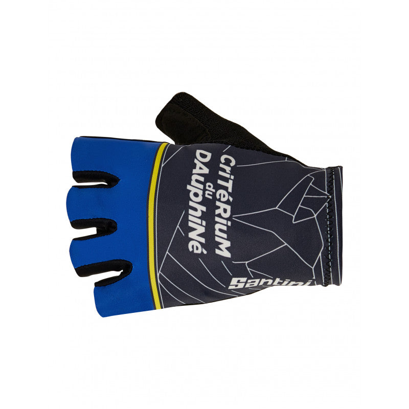 Santini Criterium Du Dauphine Unisex Cycling Gloves (Printed)