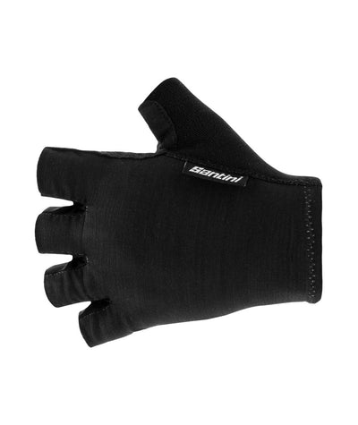 Santini Cubo Unisex Cycling Gloves (Black)