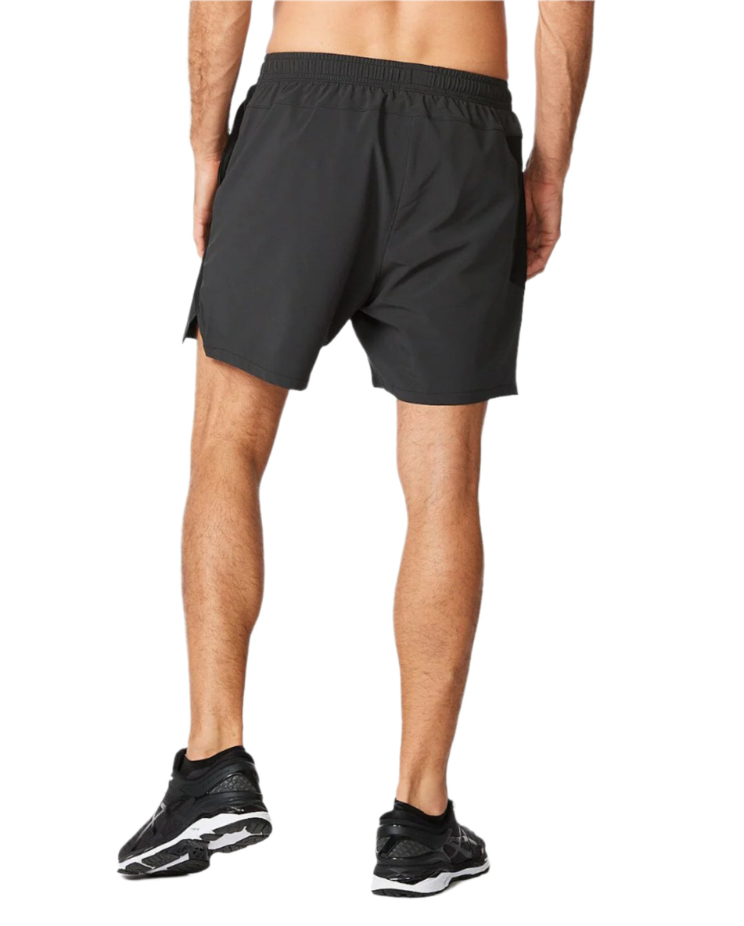 2XU MR6668B Motion 6 Inch Men's Running Shorts (Black/Black)