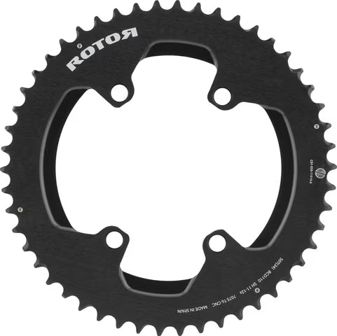 Rotor Shimano Dura Ace/Ultegra R9200/R8100 NoQ 12 Speed Chainring (Black)