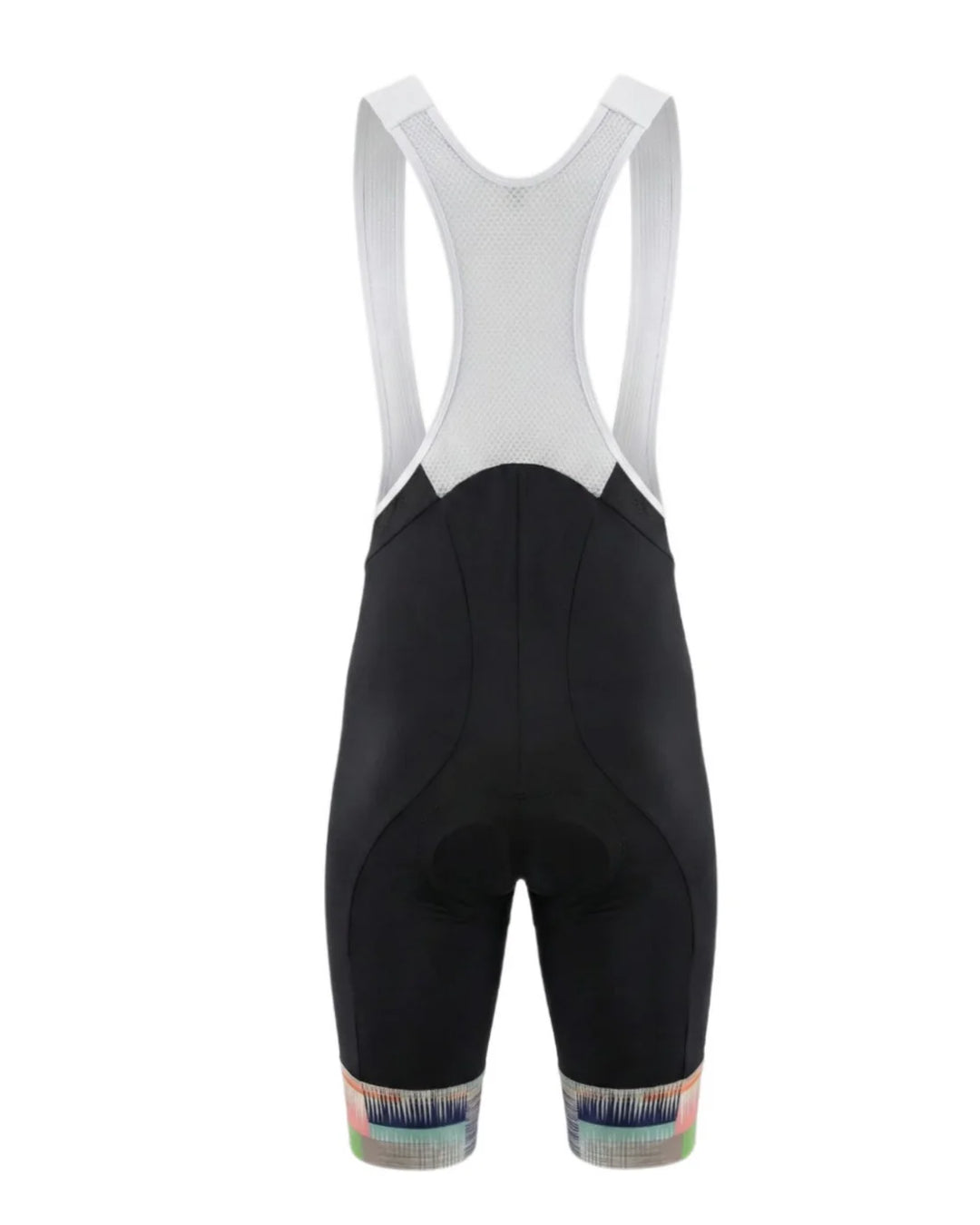 Heini Diamond 597 Men's Cycling Bib Shorts (Black/White)
