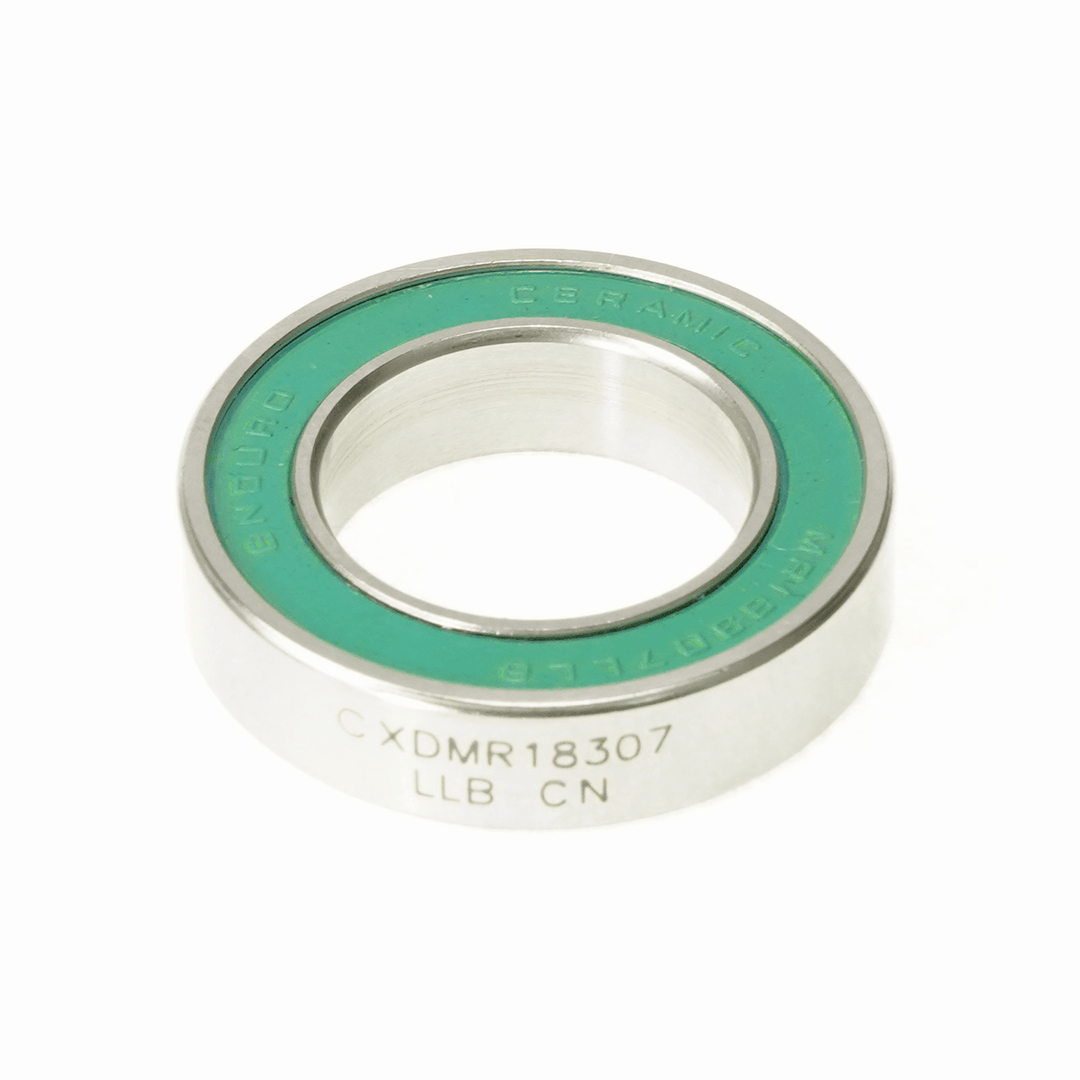 Enduro ABEC-5 Radial Bearing (Silver/Green) - BUMSONTHESADDLE