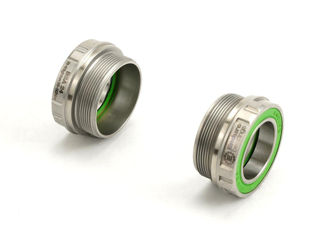 Enduro Maxhit BSA24 Bottom Bracket Bearing Kit (Silver) - BUMSONTHESADDLE