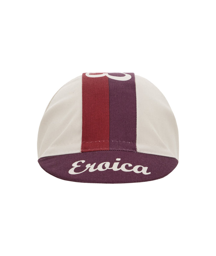 Santini Eroica Quiete Unisex Cycling Cap (Bordeaux)