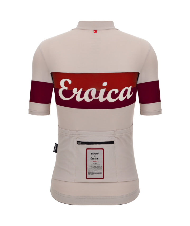 Santini Eroica Quiete Men's Cycling Jersey (Cappuccino)