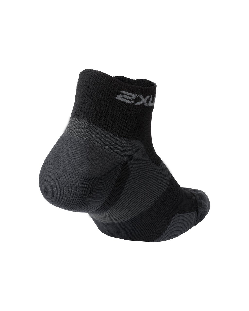 2XU UA5048E Vectr Cushion Unisex Compression Socks (Black/Titanium)