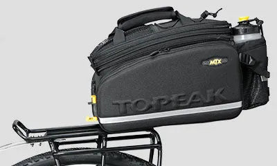 uni super tourist DX non−disc quickMTXt Topeak Uni Super Tourist DX Rear Pannier Rack (Black