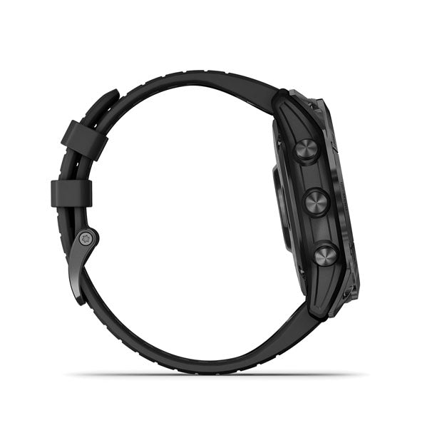 Garmin Fenix 7X Pro Sapphire Solar Edition Smart Watch (Carbon Gray DLC Titanium w/ Black Band)