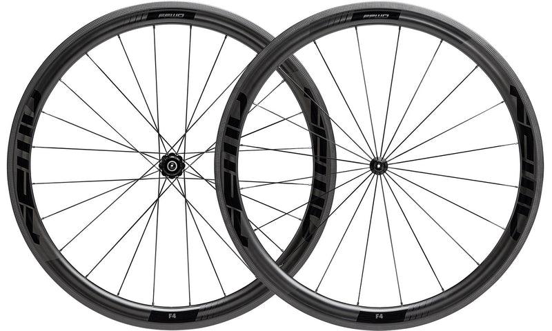 FFWD F4R FCC Carbon Tubeless Ready Rim Brake Wheel - Shimano (Matt Black) - BUMSONTHESADDLE