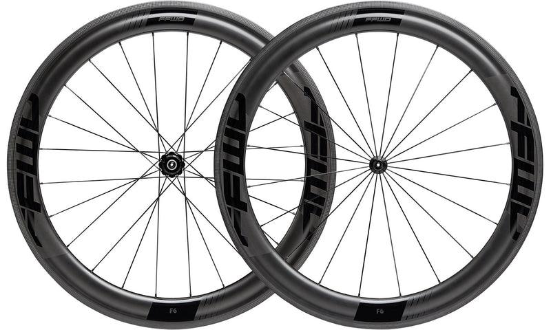 FFWD F6R FCC Carbon Tubeless Ready Rim Brake Wheel - Shimano (Matt Black) - BUMSONTHESADDLE