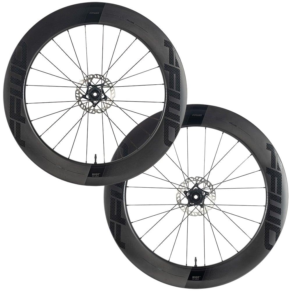 FFWD Ryot77 Carbon Tubeless Ready Disc Brake Wheel - Shimano/SRAM (Matt Black) - BUMSONTHESADDLE