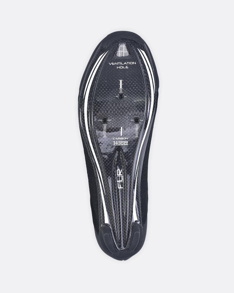FLR F-XX Knit Road Cycling Shoe (Black) - BUMSONTHESADDLE