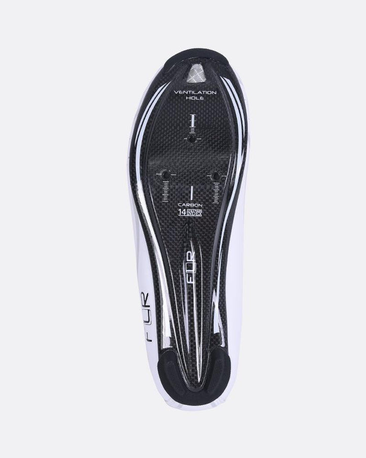 FLR F-XX Road Cycling Shoe (White) - BUMSONTHESADDLE