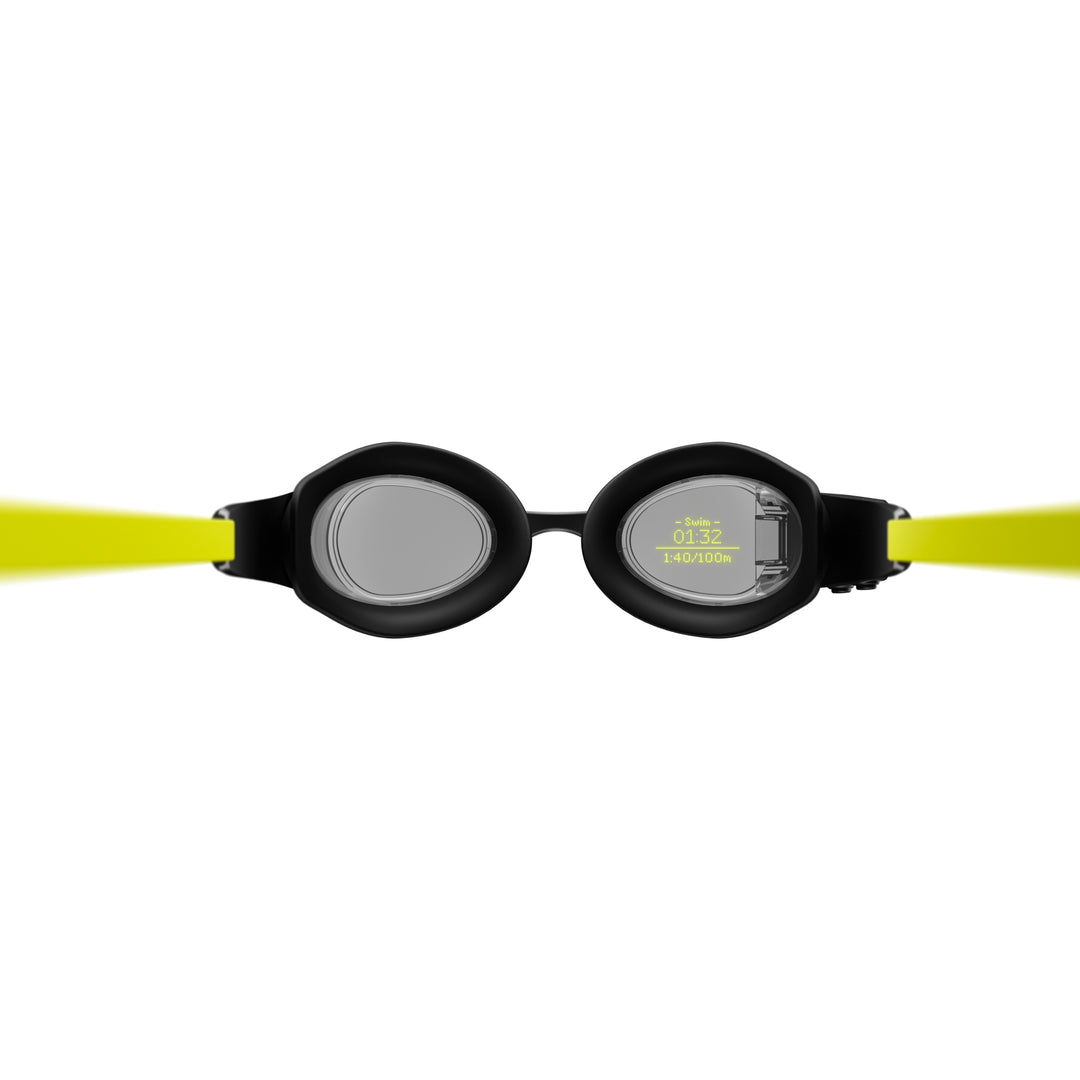 Form Swim Smart Swim 2 LT Swimming Goggles (Black/Yellow)